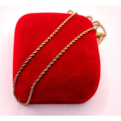 Złoty łańcuszek Kordel PR.585 W:3,56gr Dł.47,5cm InterSKLEP