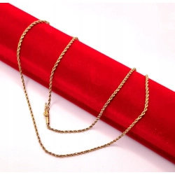 Złoty łańcuszek Kordel PR.585 W:3,56gr Dł.47,5cm InterSKLEP