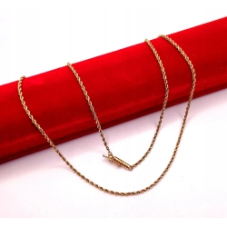 Złoty łańcuszek Kordel PR.585 W:3,56gr Dł.47,5cm InterSKLEP