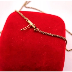 Złoty łańcuszek Kordel PR.585 W:3,56gr Dł.47,5cm InterSKLEP