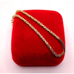 Złota bransoletka Królewska PR.585 W:4,61gr Dł.19,5cm InterSKLEP