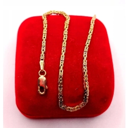 Złota bransoletka Królewska PR.585 W:4,61gr Dł.19,5cm InterSKLEP