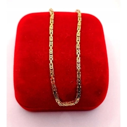 Złota bransoletka Królewska PR.585 W:4,61gr Dł.19,5cm InterSKLEP