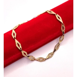 Złota bransoletka w Romby PR.585 W:6,81gr Dł.20cm InterSKLEP