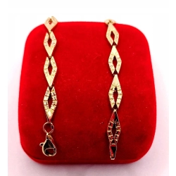 Złota bransoletka w Romby PR.585 W:6,81gr Dł.20cm InterSKLEP