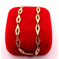 Złota bransoletka w Romby PR.585 W:6,81gr Dł.20cm InterSKLEP