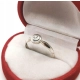 Złoty pierścionek z Diamentem 0,07ct Pr.585 W:1,87gr R.16