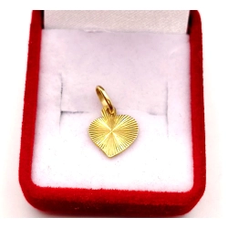 Złota zawieszka Serce PR.585 W:0,53gr InterSKLEP