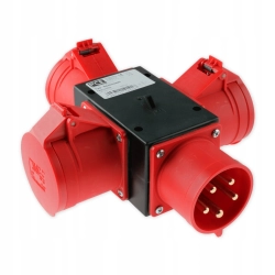 Gniazdo Elektryczne hermetyczne Pce srebrny