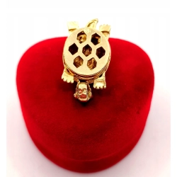 Złota zawieszka Żółw z ruchomymi elementami PR.585 W:5,90gr InterSKLEP