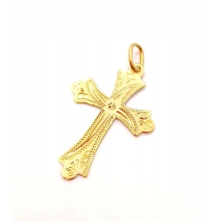 Złota zawieszka Krzyż PR.585 W:0,99gr InterSKLEP