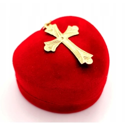 Złota zawieszka Krzyż PR.585 W:0,99gr InterSKLEP