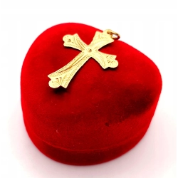 Złota zawieszka Krzyż PR.585 W:0,99gr InterSKLEP