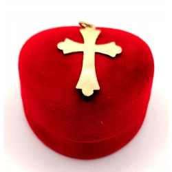 Złota zawieszka Krzyż PR.585 W:0,99gr InterSKLEP