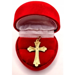 Złota zawieszka Krzyż PR.585 W:0,99gr InterSKLEP