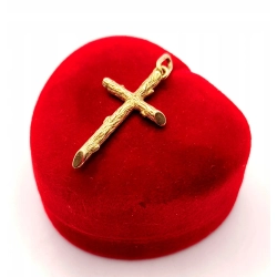 Złota zawieszka Krzyż PR.585 W:2,22gr InterSKLEP