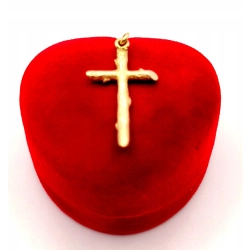 Złota zawieszka Krzyż PR.585 W:2,22gr InterSKLEP