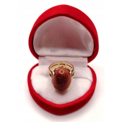 Złoty pierścionek z Piaskiem pustyni PR.375 W:4,58gr R.11 InterSKLEP