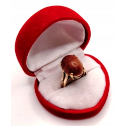 Złoty pierścionek z Piaskiem pustyni PR.375 W:4,58gr R.11 InterSKLEP