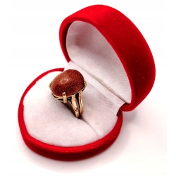 Złoty pierścionek z Piaskiem pustyni PR.375 W:4,58gr R.11 InterSKLEP