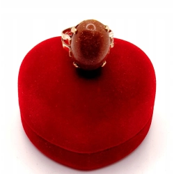 Złoty pierścionek z Piaskiem pustyni PR.375 W:4,58gr R.11 InterSKLEP