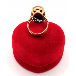 Złoty pierścionek z Piaskiem pustyni PR.375 W:4,58gr R.11 InterSKLEP