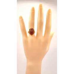 Złoty pierścionek z Piaskiem pustyni PR.375 W:4,58gr R.11 InterSKLEP