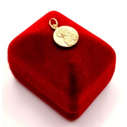 Złota zawieszka Medalik PR.585 W:0,77gr InterSKLEP