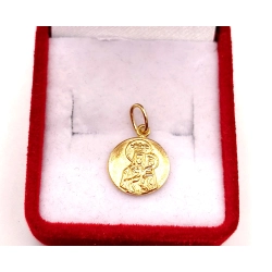 Złota zawieszka Medalik PR.585 W:0,77gr InterSKLEP