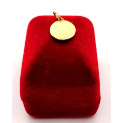 Złota zawieszka Medalik z Matką Boską PR.585 W:1,44gr InterSKLEP