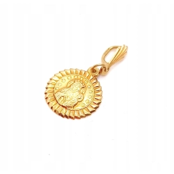 Złota zawieszka Medalik PR.583 W:1,12gr InterSKLEP