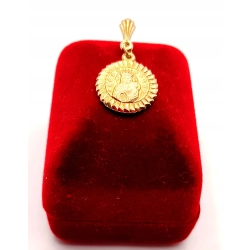 Złota zawieszka Medalik PR.583 W:1,12gr InterSKLEP