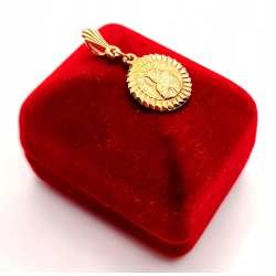 Złota zawieszka Medalik PR.583 W:1,12gr InterSKLEP