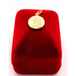 Złota zawieszka Medalik PR.585 W:0,86gr InterSKLEP