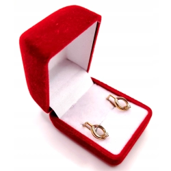 Złote kolczyki z Cyrkonią PR.583 W:2,59gr InterSKLEP