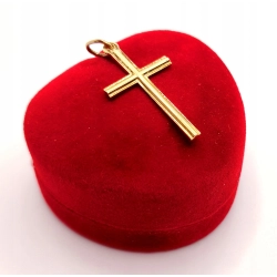 Złota zawieszka Krzyż PR.585 W:1,43gr InterSKLEP