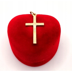 Złota zawieszka Krzyż PR.585 W:1,43gr InterSKLEP