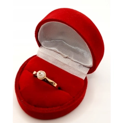 Złoty pierścionek z Perłą PR.585 W:2,87gr R.15 InterSKLEP