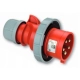 Wtyczka siłowa plastikowa 32A/5P 400V IP67 prze. czerwona SHARK 0252-6 PCE