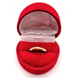 Złoty pierścionek obrączka Różaniec PR.585 W:1,62gr R.13 InterSKLP