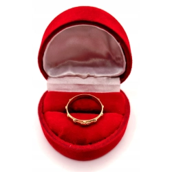 Złoty pierścionek obrączka Różaniec PR.585 W:1,62gr R.13 InterSKLP