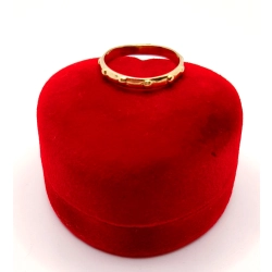 Złoty pierścionek obrączka Różaniec PR.585 W:1,62gr R.13 InterSKLP