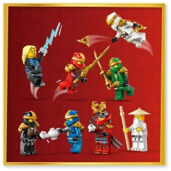 Klocki LEGO Ninjago Ozdoba z postaciami ninja 15-lecie 447 elementów