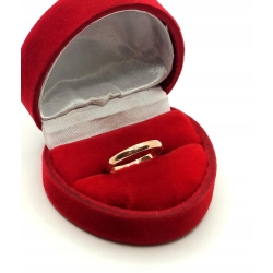 Złota obrączka mini Szer.2mm Pr.585 W:1,08gr Roz.7