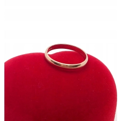Złota obrączka mini Szer.2mm Pr.585 W:1,08gr Roz.7