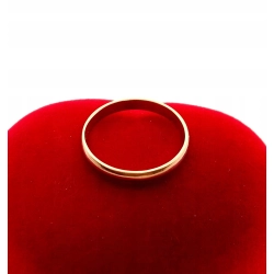 Złota obrączka mini Szer.2mm Pr.585 W:1,08gr Roz.7