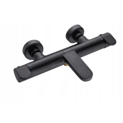 Bateria wannowa termostatyczna Icone czarna 21.3 l/min Sensea InterSKLEP