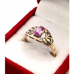 Złoty pierścionek Ażurowy PR.585 W:2,36gr R.16 InterSKLEP