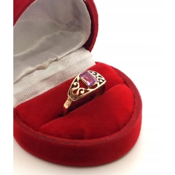 Złoty pierścionek Ażurowy PR.585 W:2,36gr R.16 InterSKLEP