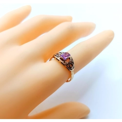 Złoty pierścionek Ażurowy PR.585 W:2,36gr R.16 InterSKLEP